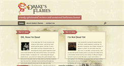 Desktop Screenshot of drakesflames.com
